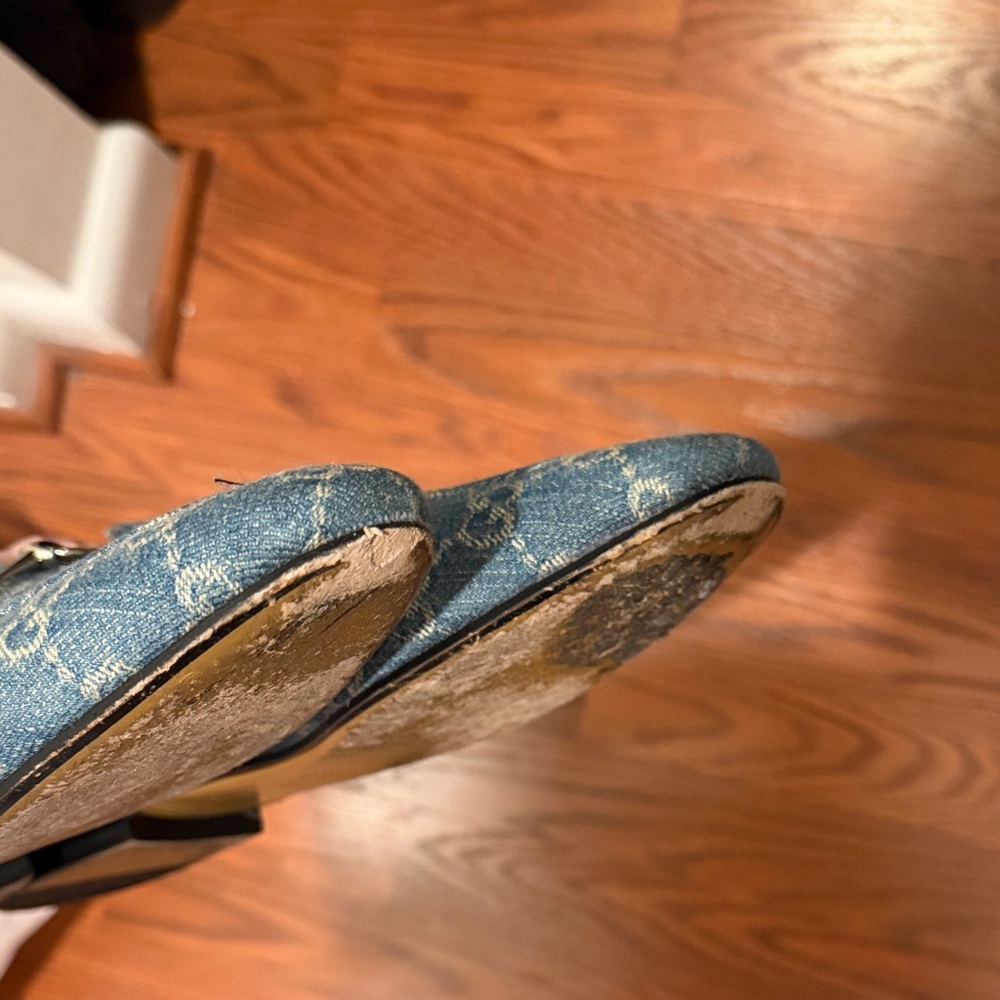 Gucci Denim Blue Women's Mules - Picture 4 of 4